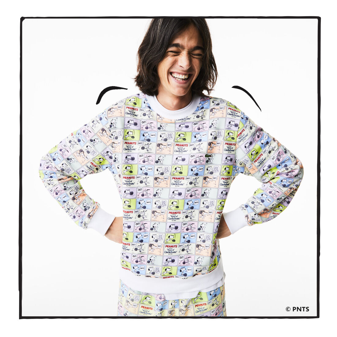 Unisex Lacoste x Peanuts Organic Cotton Sweatshirt Unisex Lacoste x Peanuts Organic Cotton Sweatshirt