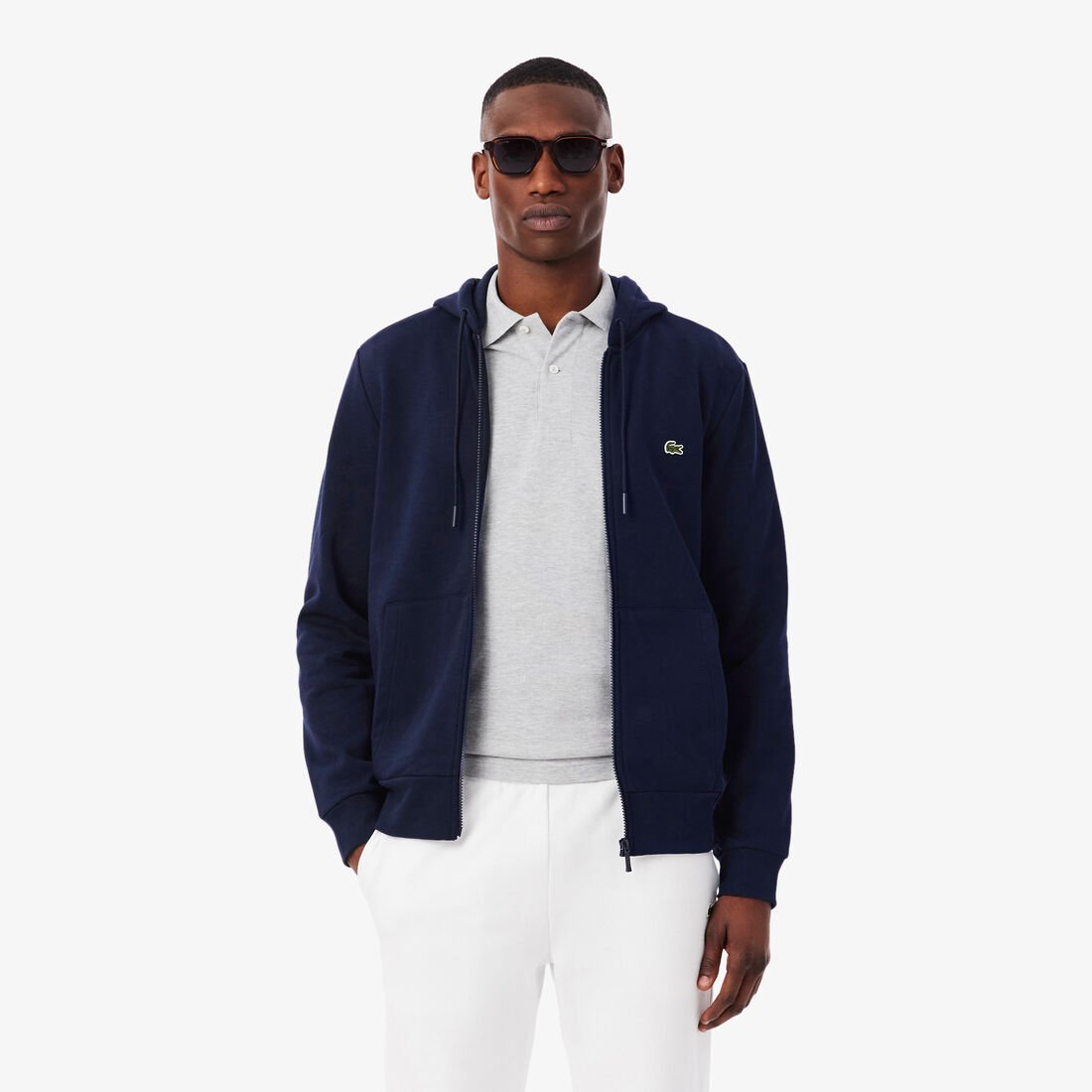 Zip-Up Fleece Hoodie