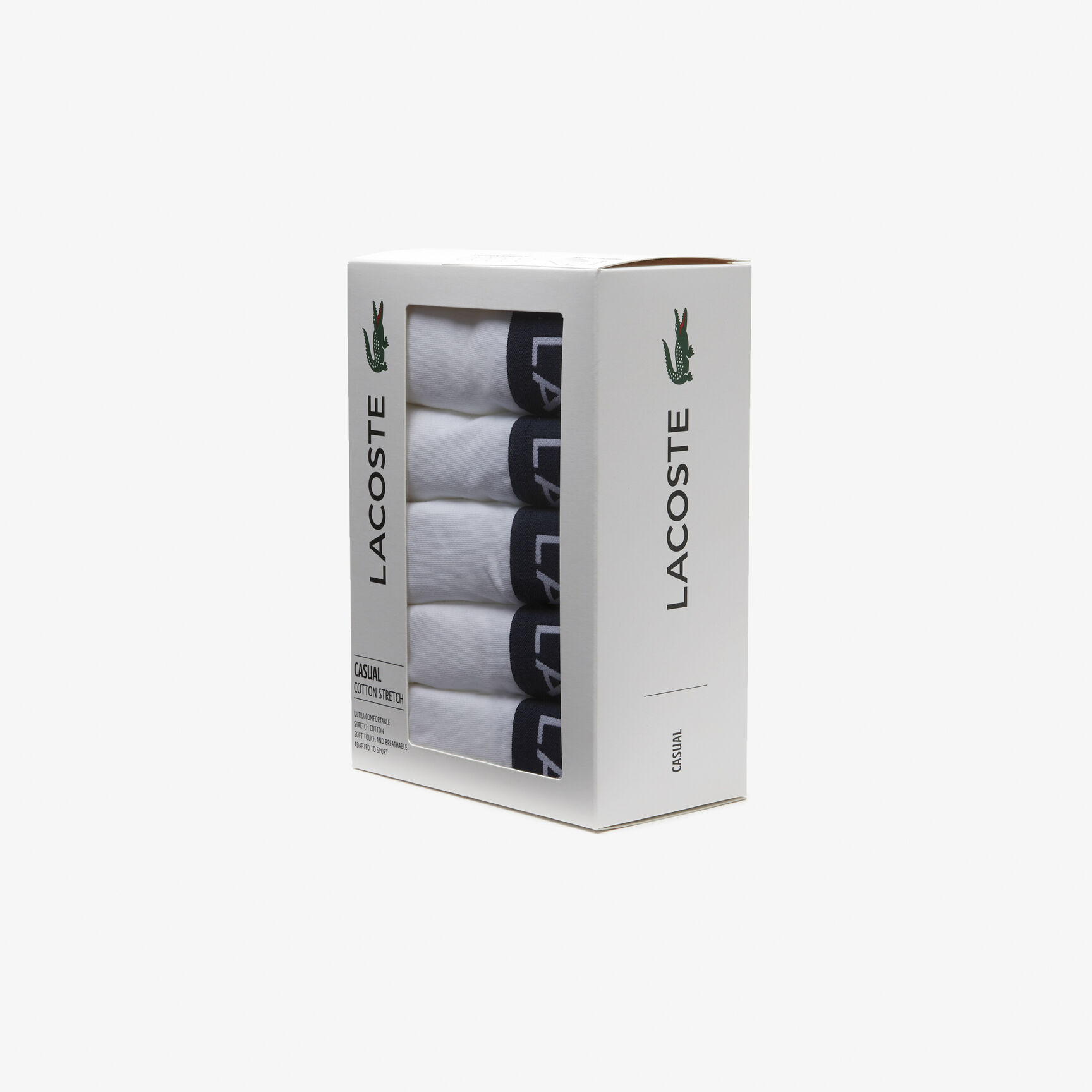 Men's 5-pack Lacoste Stretch Cotton Trunks