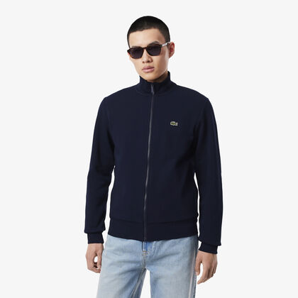 Men's Lacoste Regular Fit Brushed Fleece Zippered Jogger Sweatshirt