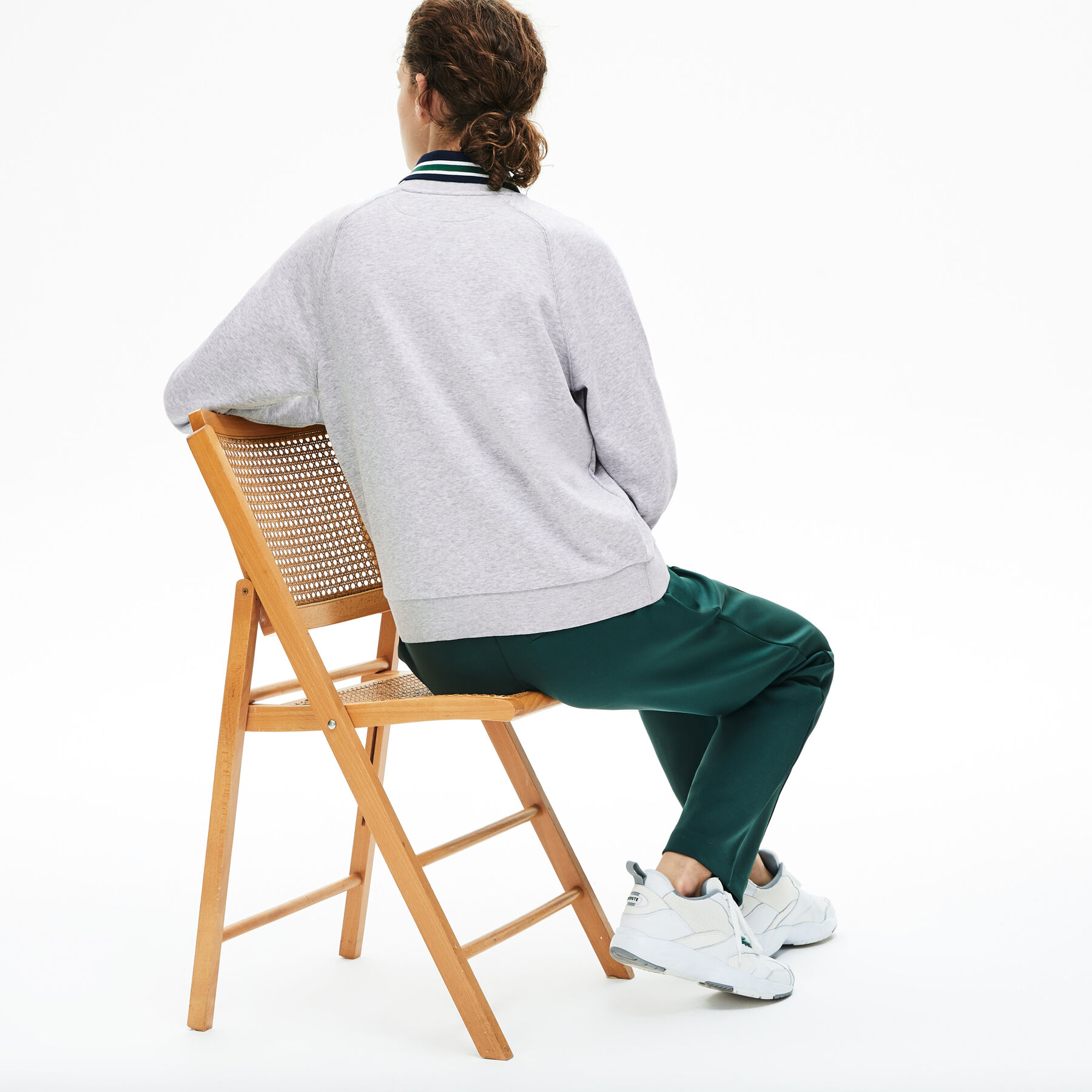 Women’s Classic Crew Neck Fleece Sweatshirt lacoste women s classic crew neck fleece sweatshirt
