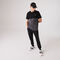 men s lacoste sport crew neck lightweight bicolour cotton t shirt