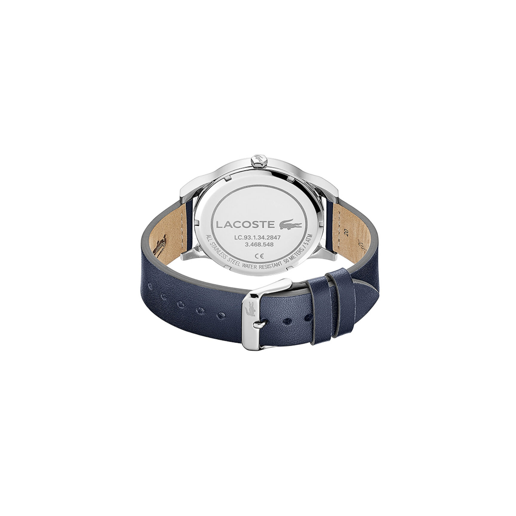 Lacoste Kyoto Mens Silver White Dial Watch Lacoste Kyoto Mens Silver White Dial Watch
