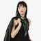 lacoste lightweight printed silk scarf