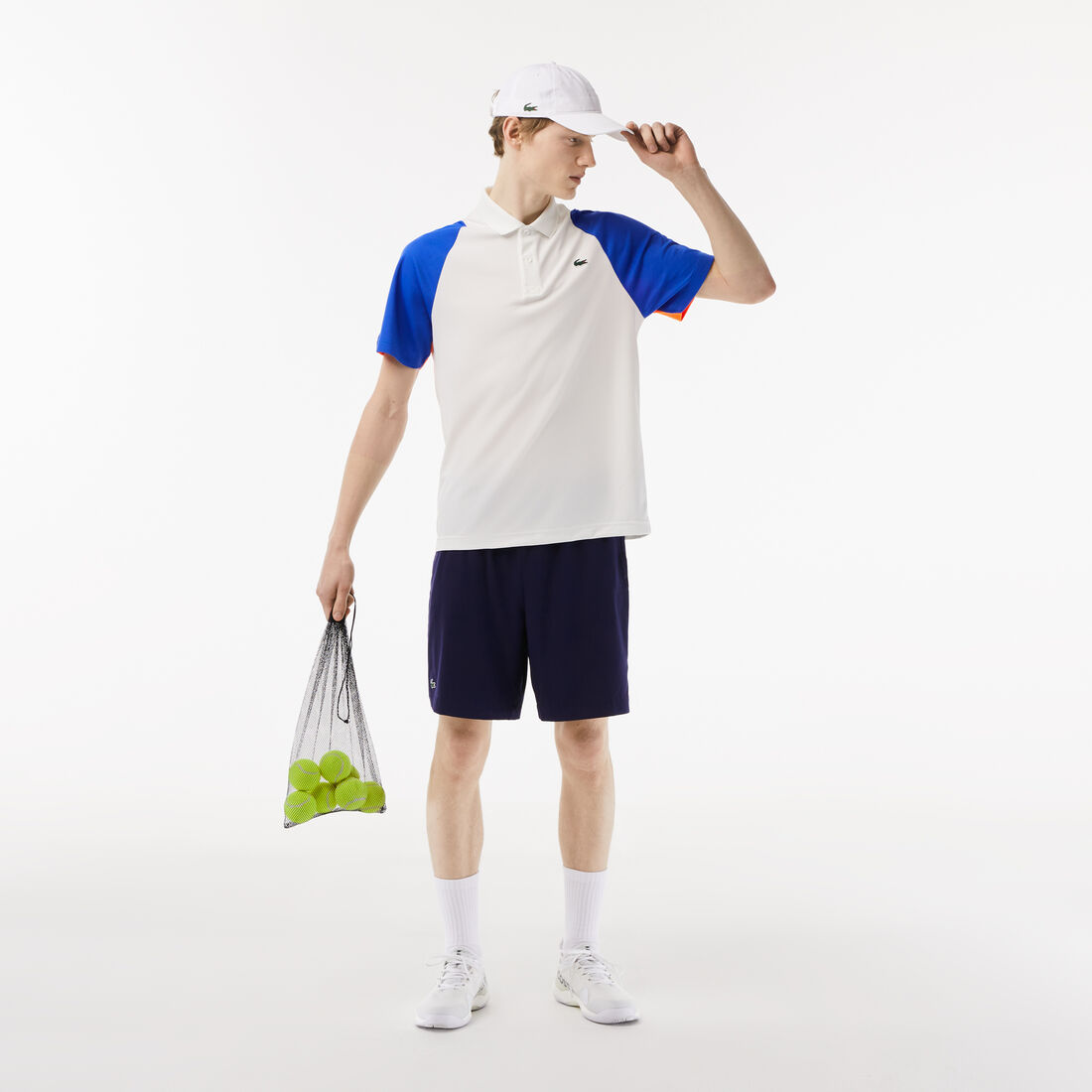Men's Lacoste Tennis Recycled Polyester Polo Shirt Men's Lacoste Tennis Recycled Polyester Polo Shirt