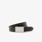 lacoste smooth leather belt and 2 buckle gift set