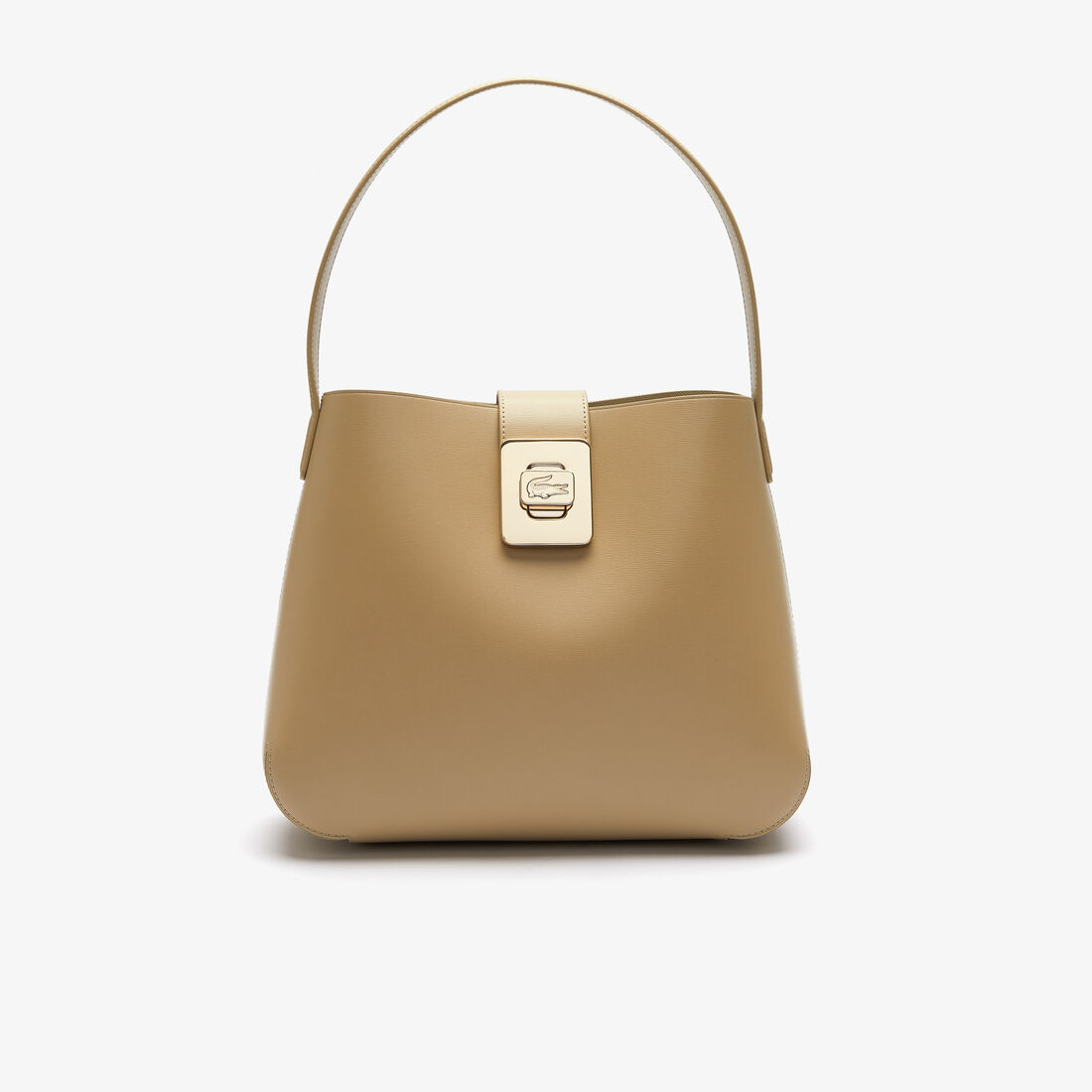 Women's Amelia Metal Clasp Leather Hobo Bag
