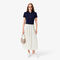 Long Pleated Elasticated Waist Skirt