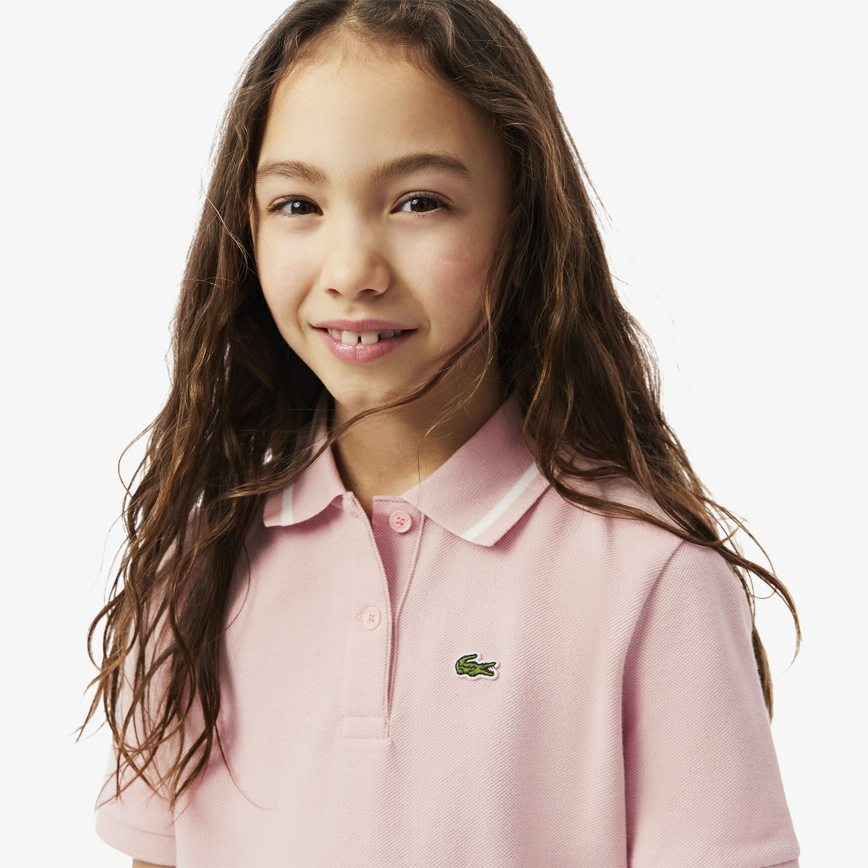 Pleat Back Petit Pique Polo Shirt