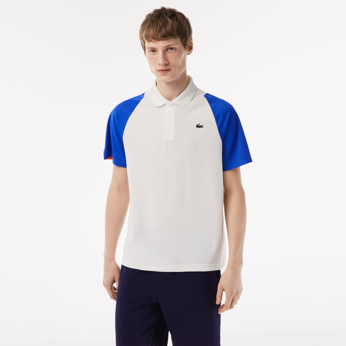 تيشيرت بولو بوليستر معاد تدويره للرجال مجموعة Lacoste Tennis