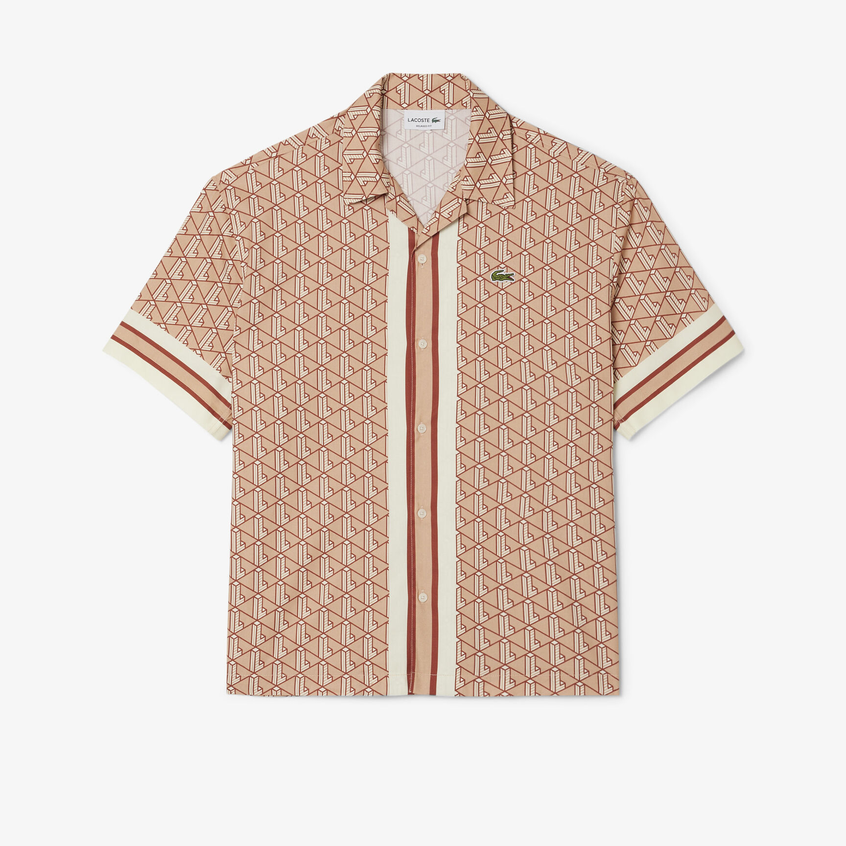 Straight Cut Monogram Shirt Straight Cut Monogram Shirt