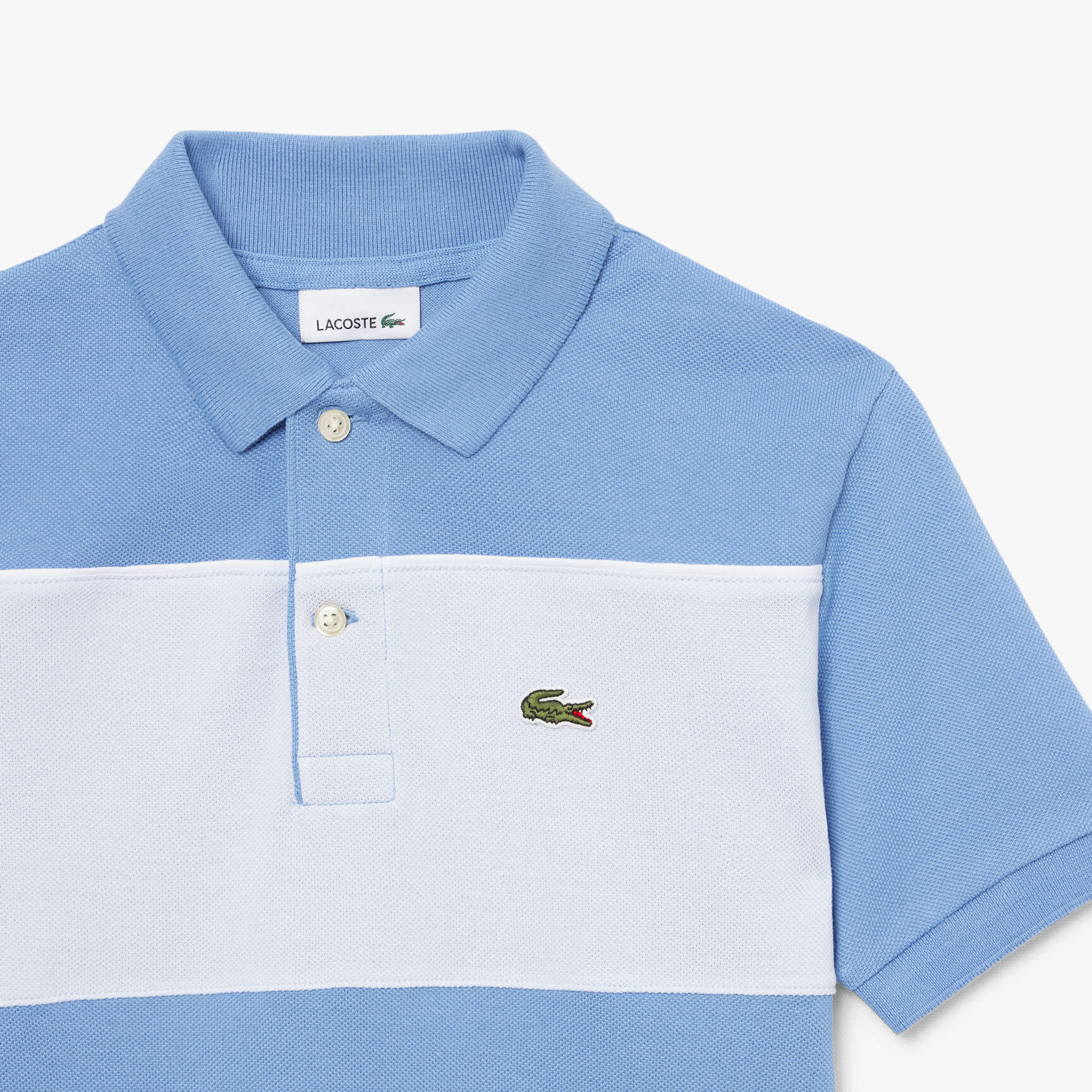 Colorblock Petit Pique Polo Shirt