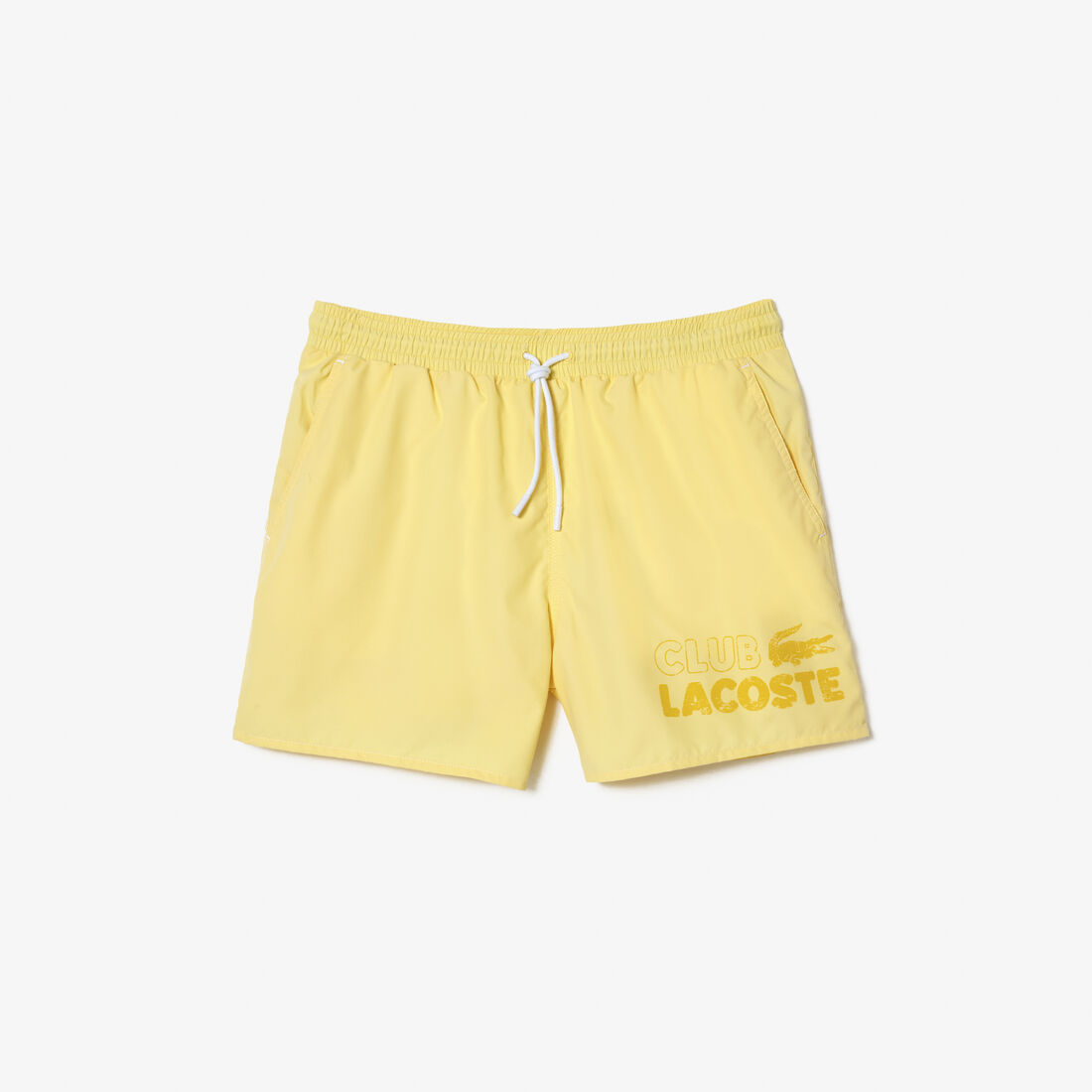 Men’s Lacoste Quick Dry Swim Trunks with Integrated Lining