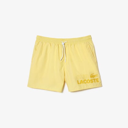 Men’s Lacoste Quick Dry Swim Trunks With Integrated Lining