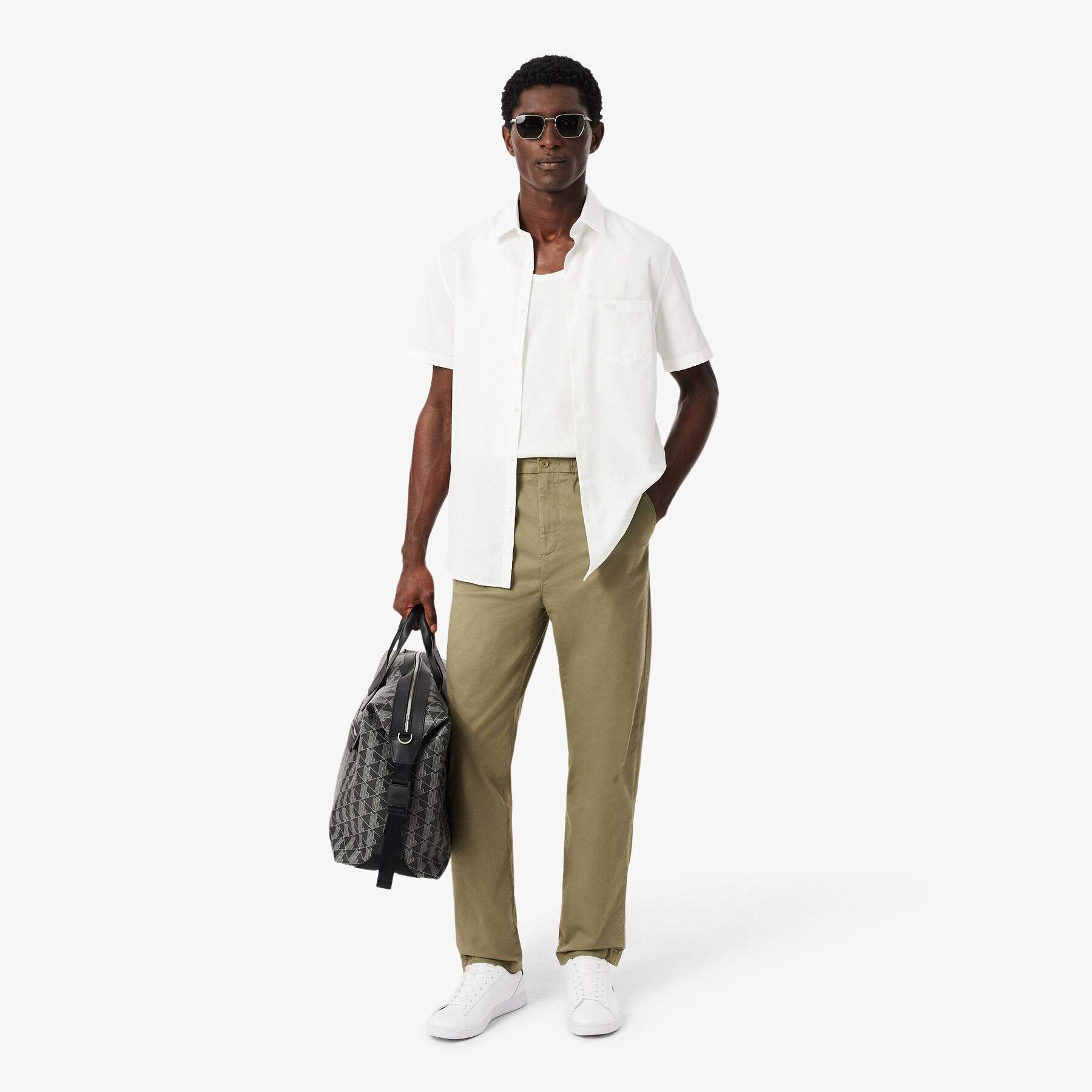 Regular Fit Cotton Twill Chino Pants lacoste regular fit cotton twill chino pants