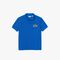 lacoste kids  holiday badge organic cotton piqu  polo