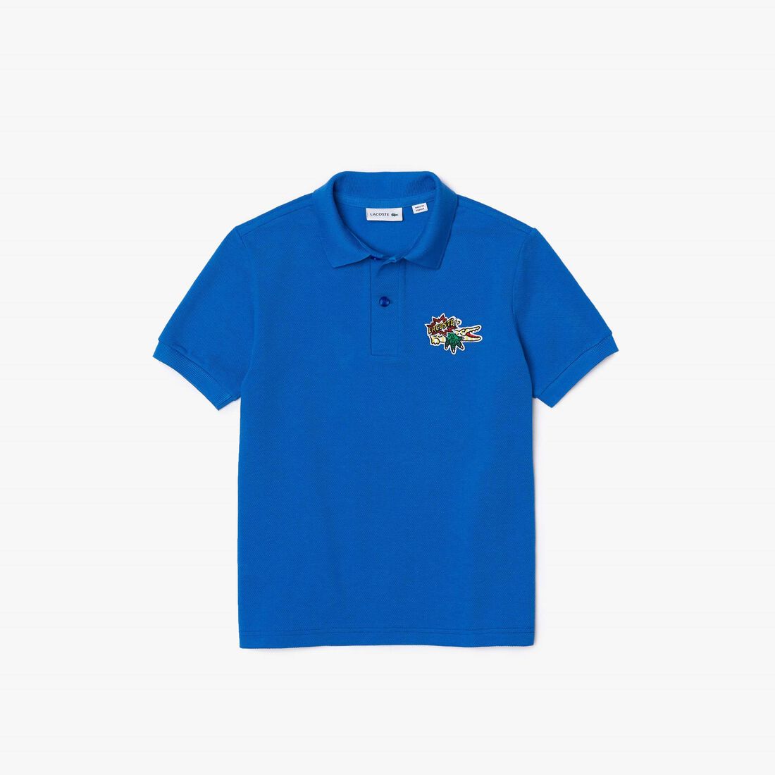 Kids' Holiday Badge Organic Cotton Piqué Polo Kids' Holiday Badge Organic Cotton Piqué Polo