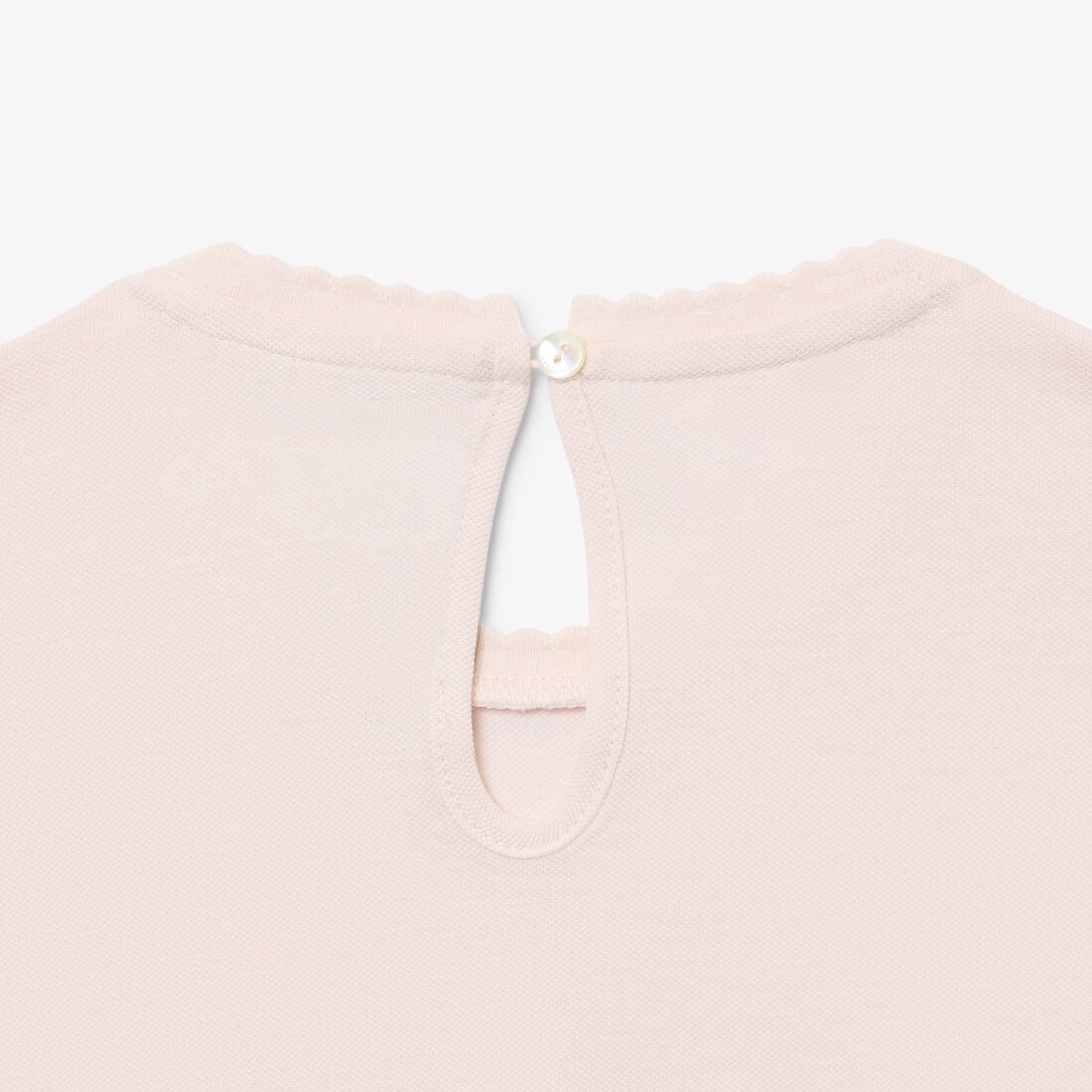 Fluid Scallop Trim Pique T-shirt lacoste fluid scallop trim pique t shirt