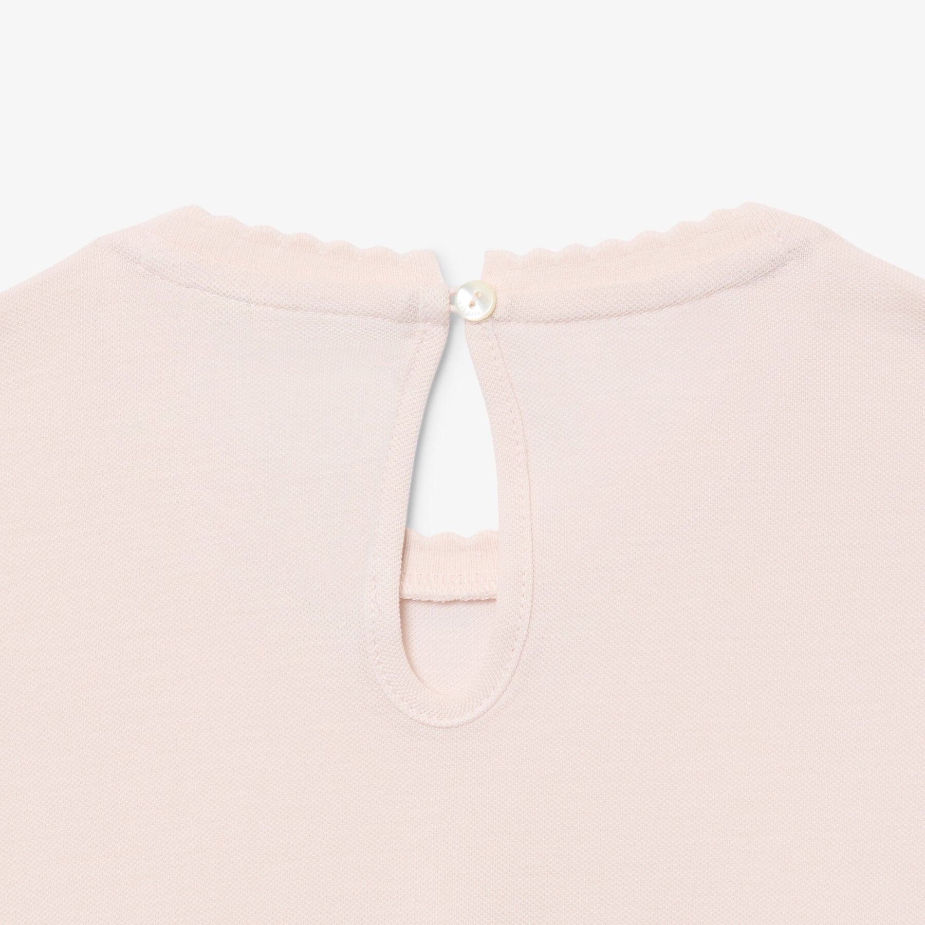 Fluid Scallop Trim Pique T-shirt lacoste fluid scallop trim pique t shirt