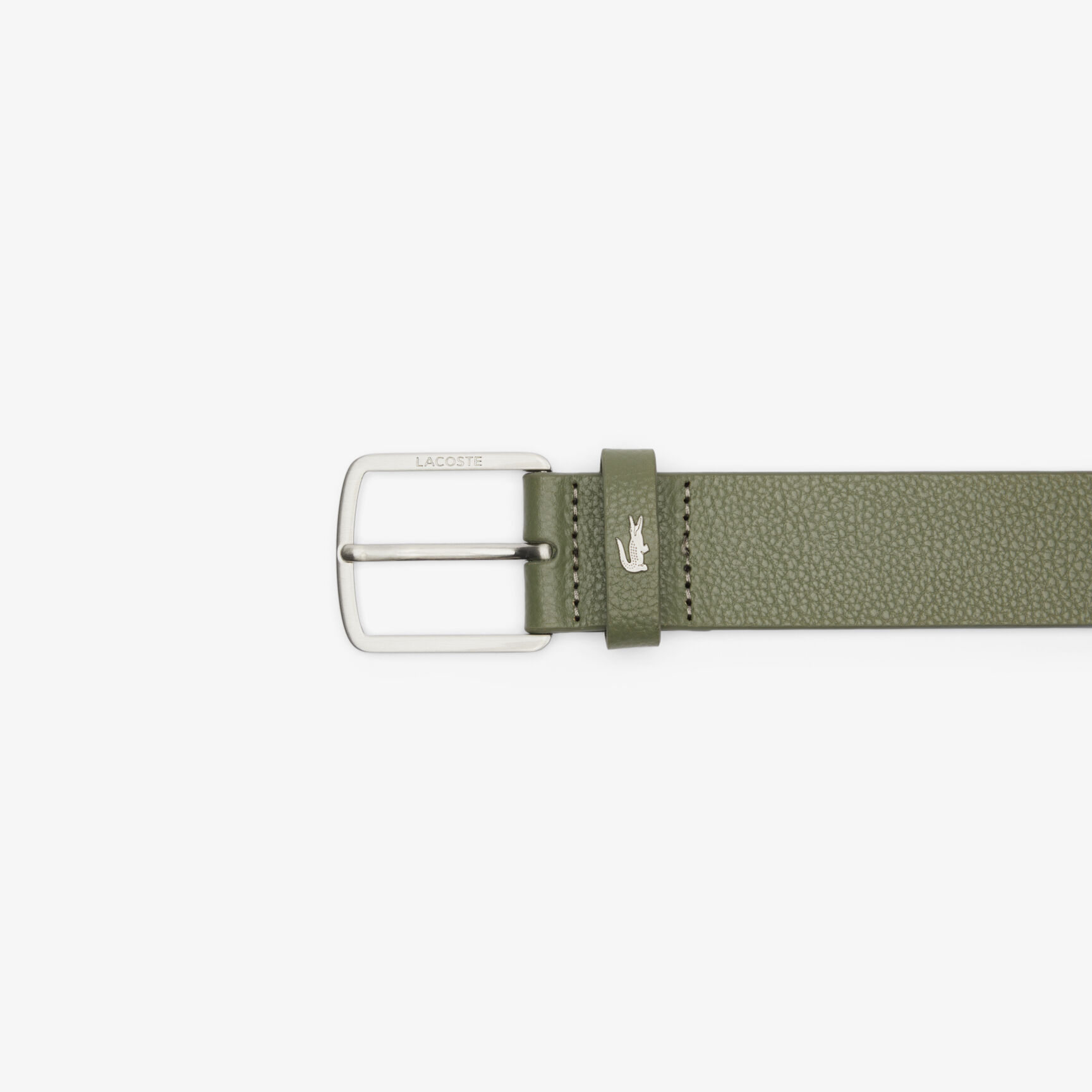 Grained Leather Belt