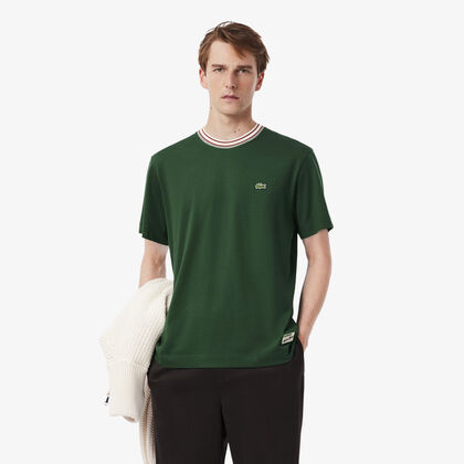French Made Stripe Neck T-shirt