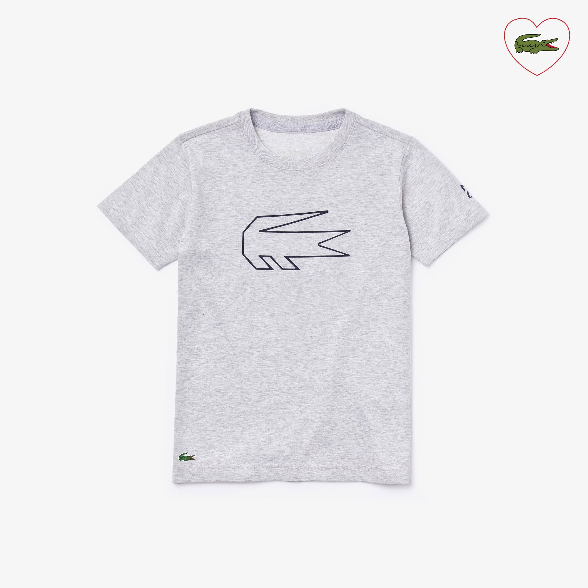 قميص تي شيرت للصبية بطبعة التمساح من مجموعة Lacoste SPORT x Novak Djokovic قميص تي شيرت للصبية بطبعة التمساح من مجموعة Lacoste SPORT x Novak Djokovic