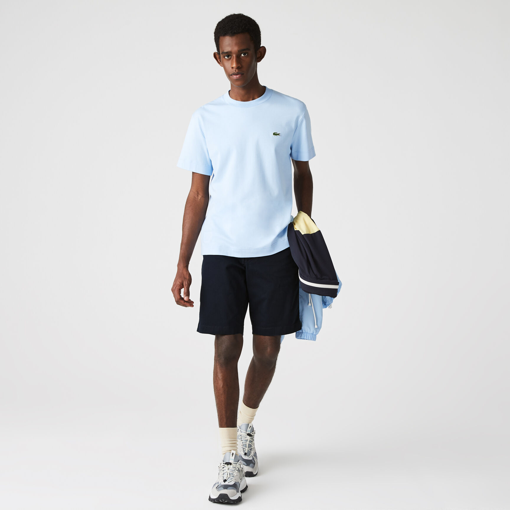 Men's Slim Fit Stretch Gabardine Bermuda Shorts