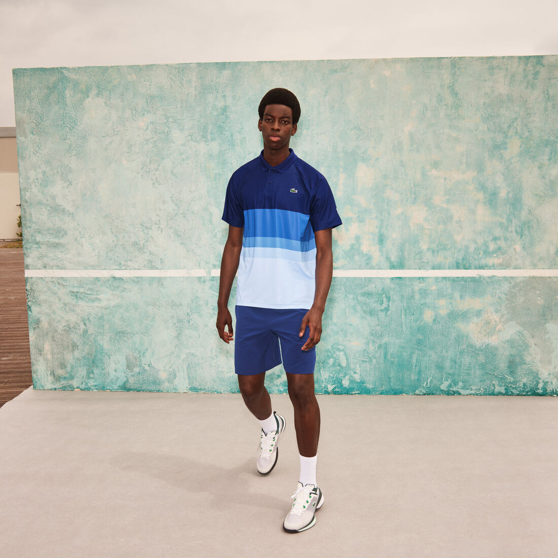 Men’s Lacoste SPORT x Novak Djokovic Breathable Stretch Regular Fit Polo
