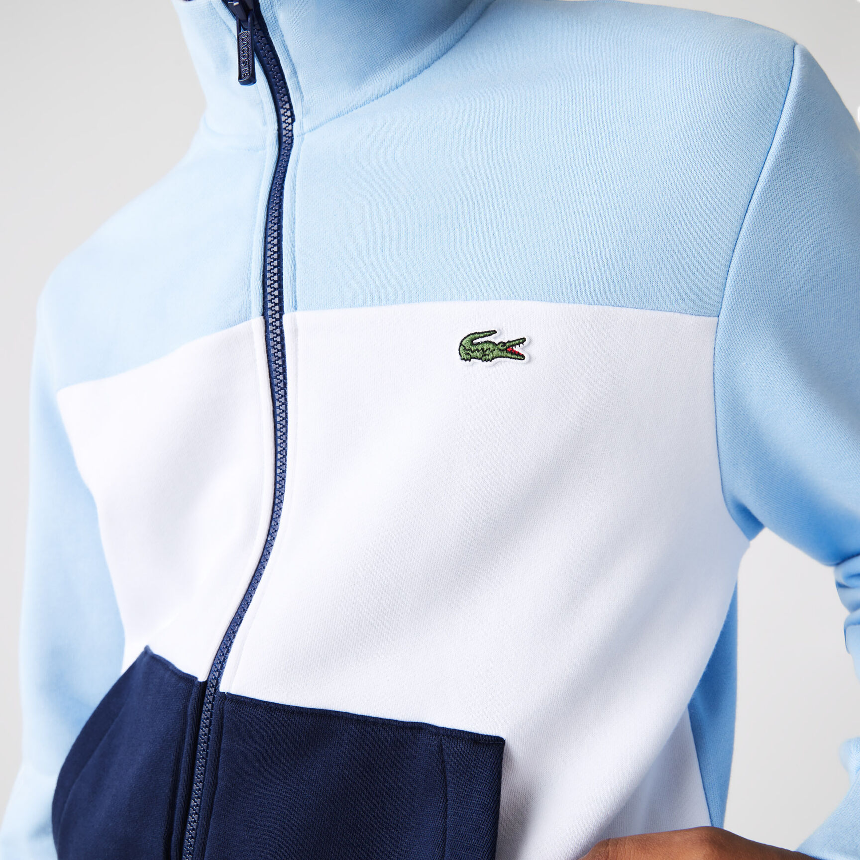 Men's Printed Colorblock Fleece Tracksuit Men's Printed Colorblock Fleece Tracksuit