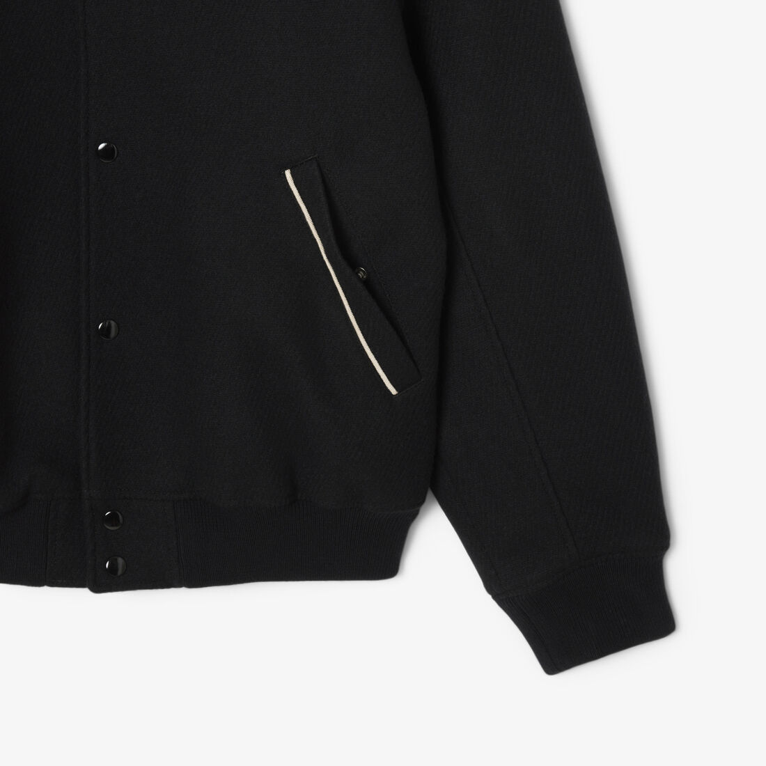 Badge Accent Wool Varsity Jacket Badge Accent Wool Varsity Jacket
