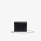 lacoste women s croco crew grained leather phone wallet