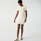 lacoste women s made in france organic textured cotton piqu  polo dress