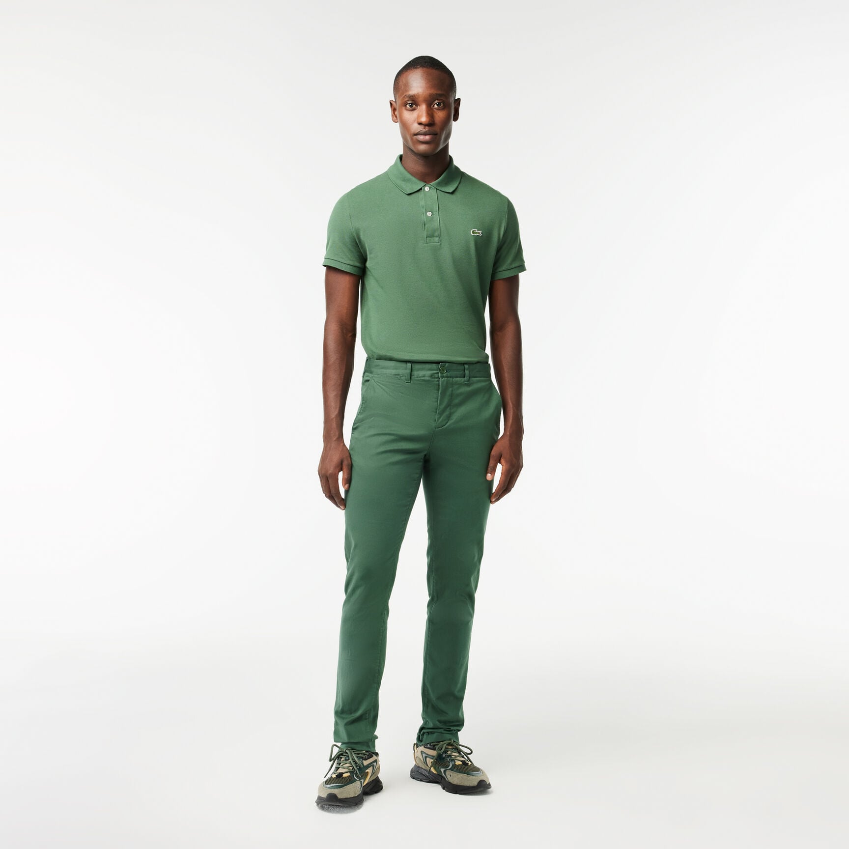 Men's New Classic Slim Fit Stretch Cotton Trousers Men's New Classic Slim Fit Stretch Cotton Trousers