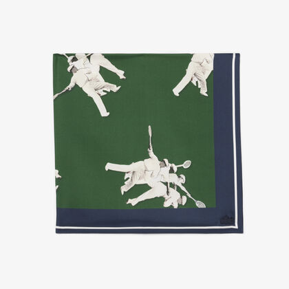 وشاح حريري خفيف الوزن مطبوع