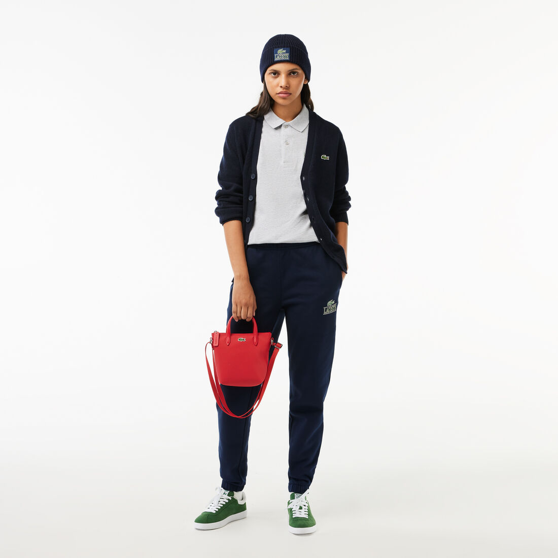 بنطال رياضي بقصّة عادية مقسم بألوان بنطال رياضي بقصّة عادية مقسم بألوان