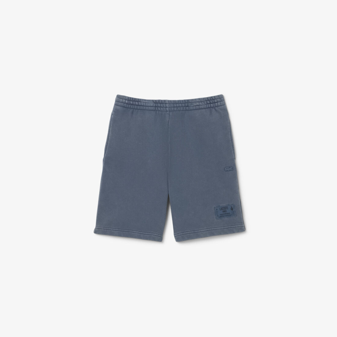 Washed Effect Cotton Fleece Shorts Washed Effect Cotton Fleece Shorts
