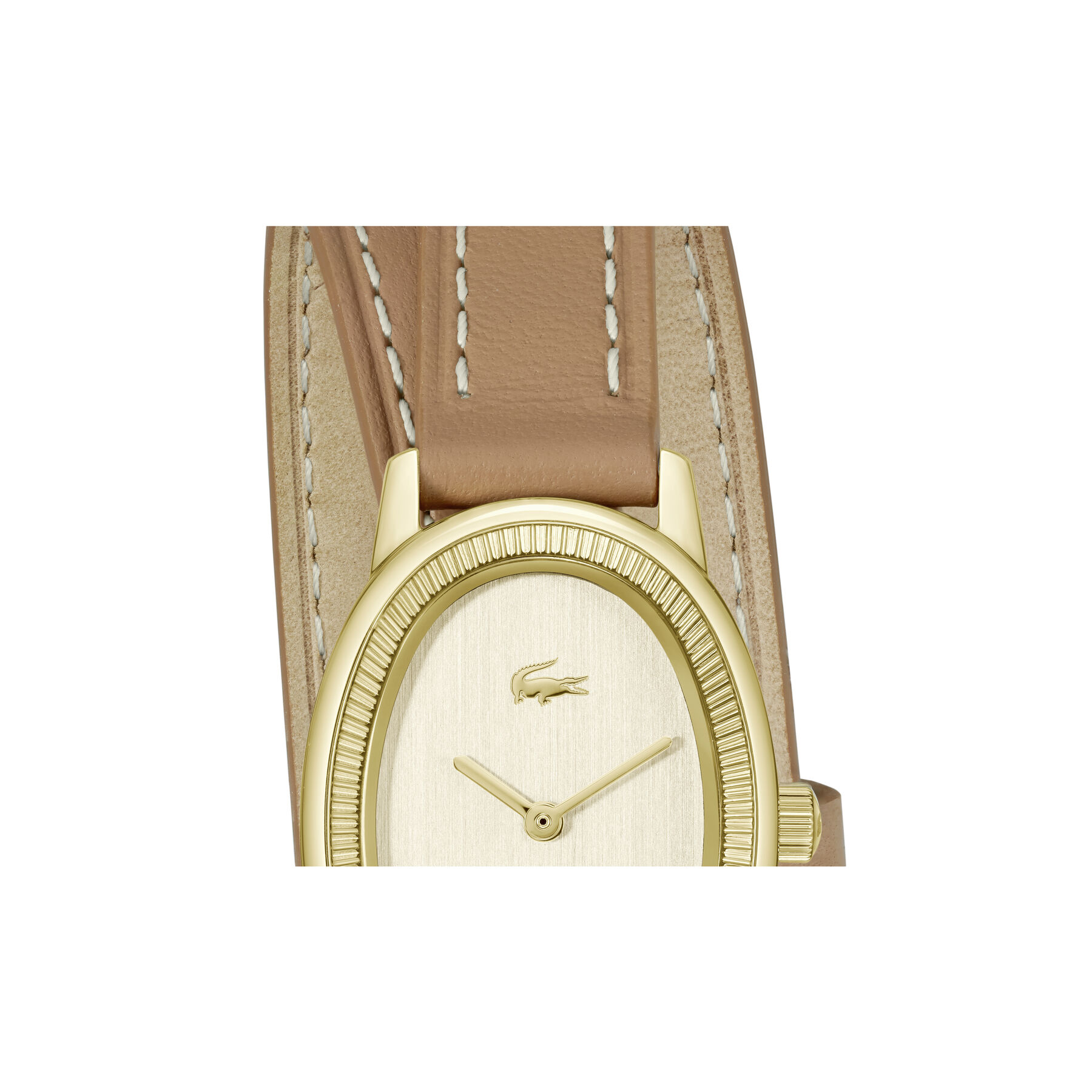 lacoste parisienne women s gold dial watch