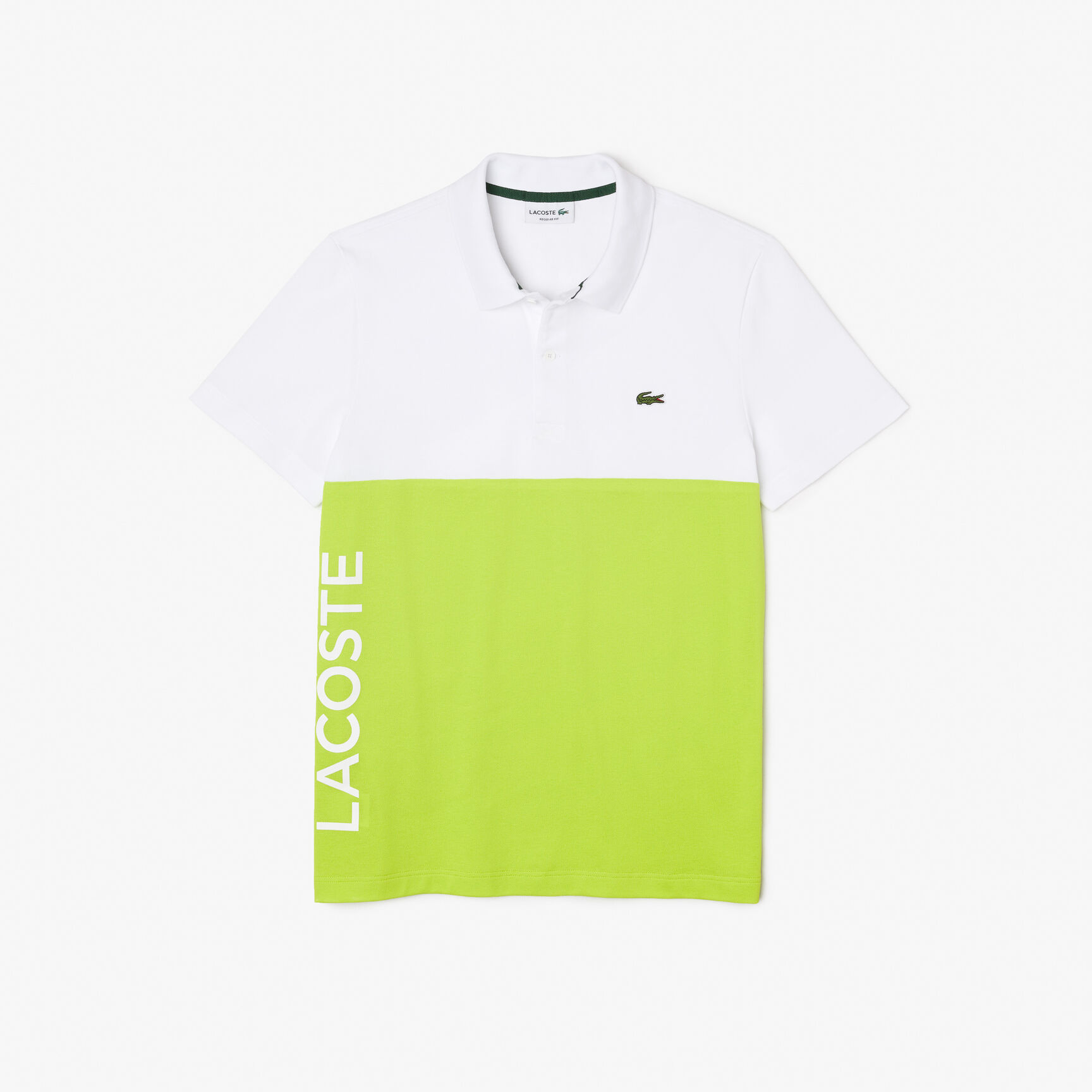 Men's Lacoste Cotton Pique Colourblock Polo Shirt