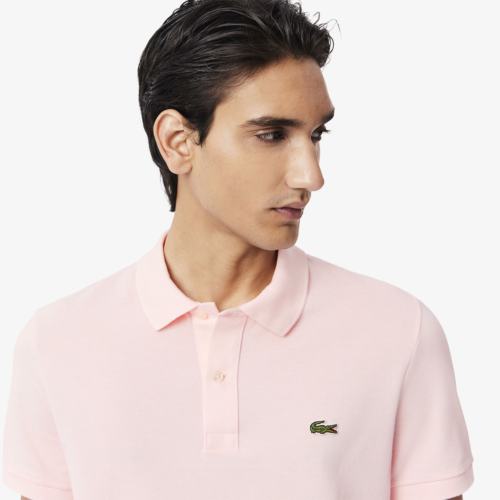 قميص بولو بيكيه بقصة ضيقة L.12.12 قميص بولو بيكيه بقصة ضيقة L.12.12