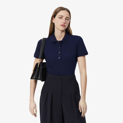 L.12.d Slim Fit Stretch Petit Pique Polo Shirt