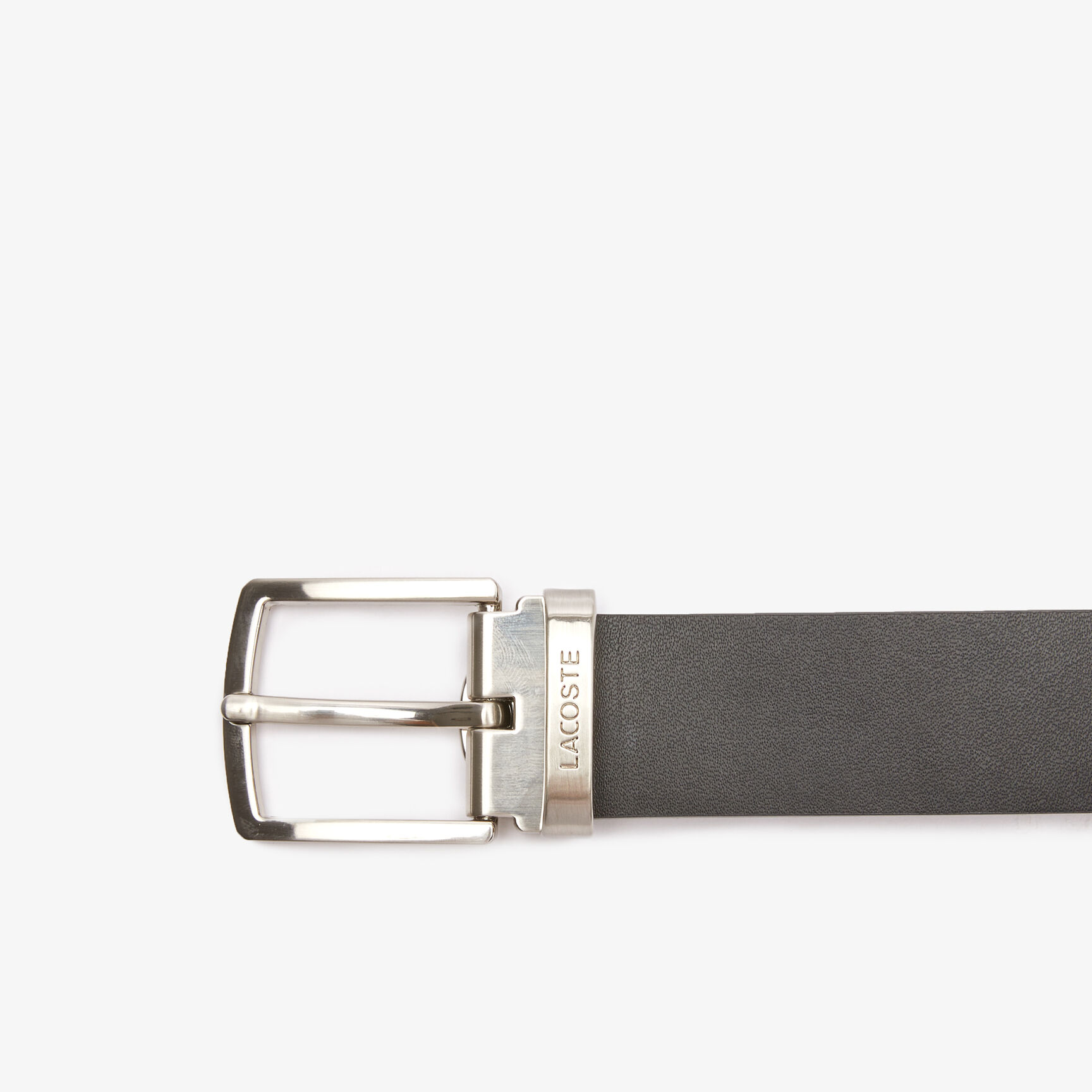 طقم هدايا حزام جلد بوجهين وإبزيمين للرجال