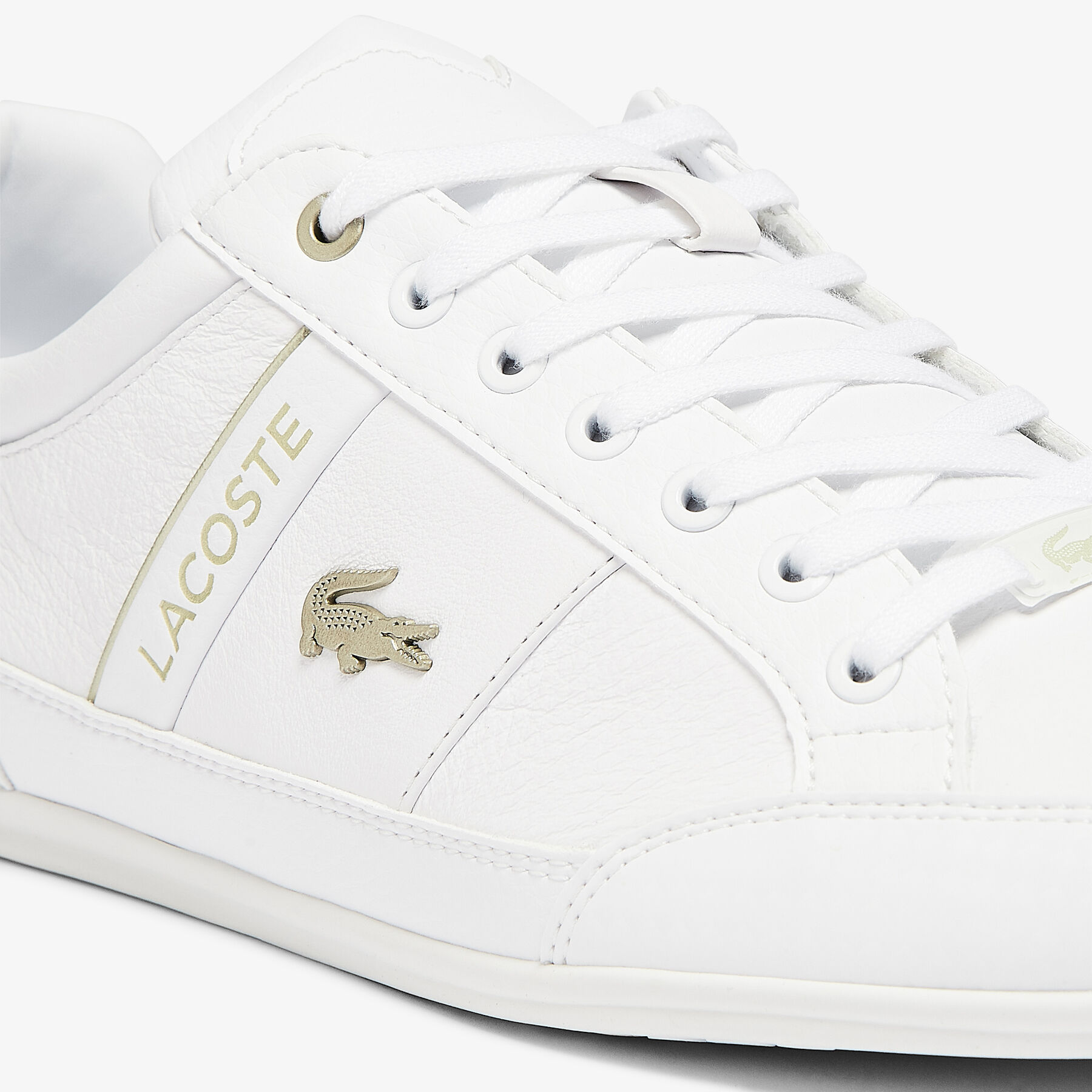 Men's Chaymon Synthetic and Leather Trainers lacoste men s chaymon synthetic and leather trainers