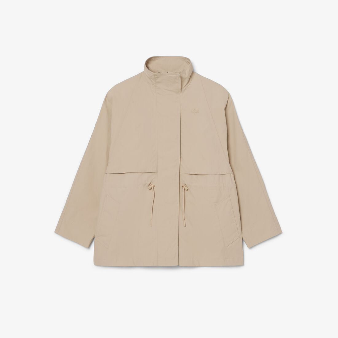 Mid Length Water-Repellent Oversized Parka lacoste mid length water repellent oversized parka