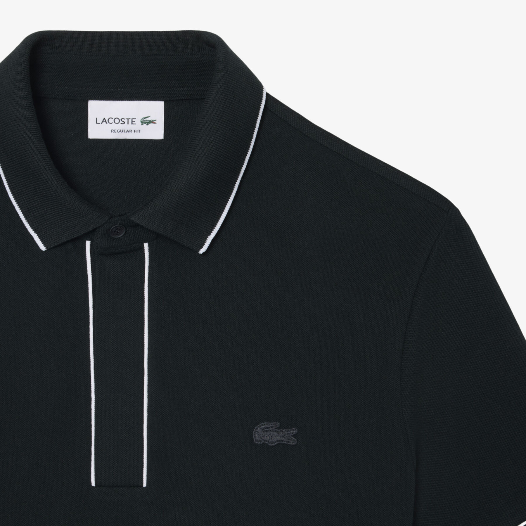 lacoste regular fit paris stretch pique polo shirt