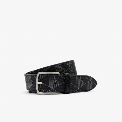 Coated Canvas Monogram Belt