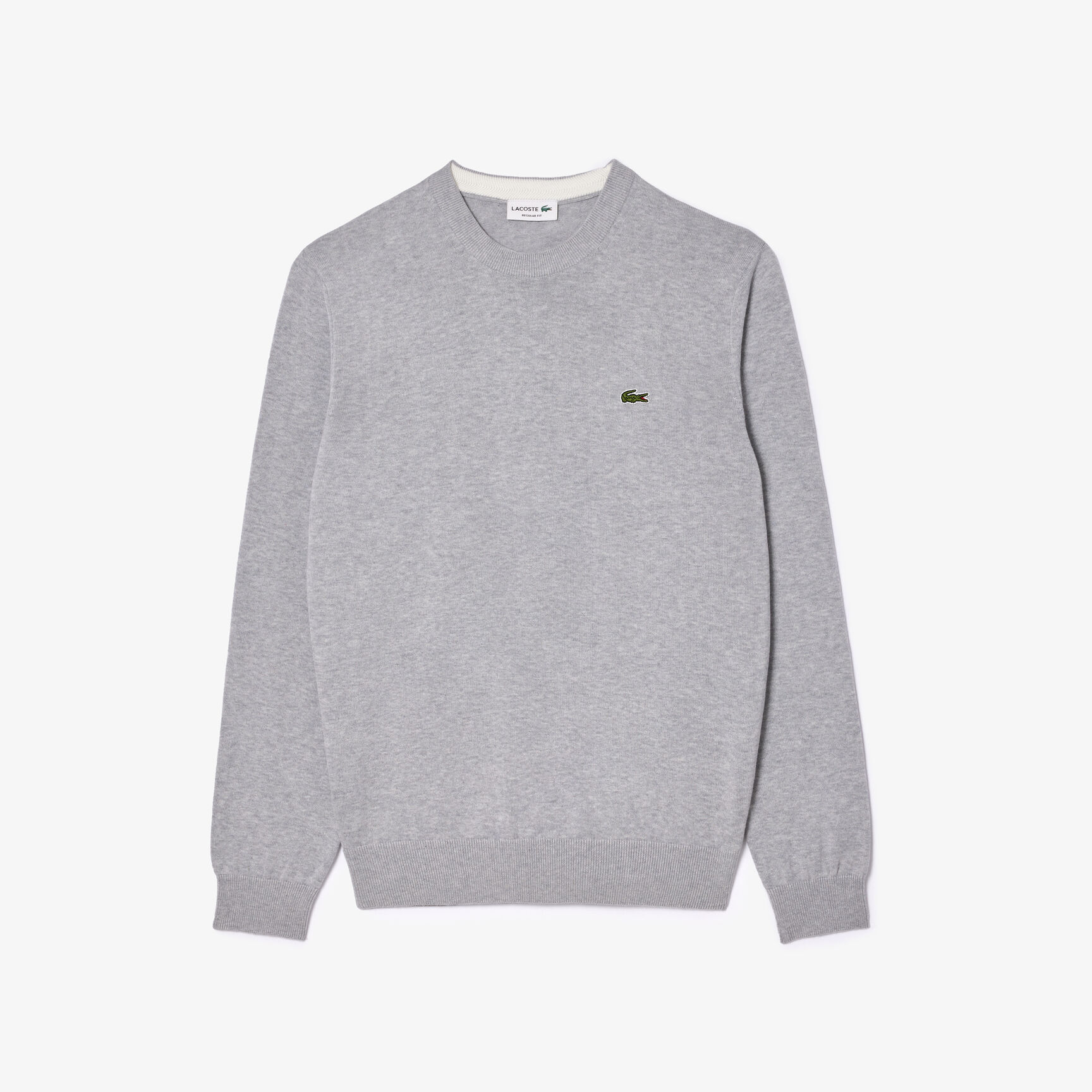 Monochrome Crew Neck Cotton Sweater 