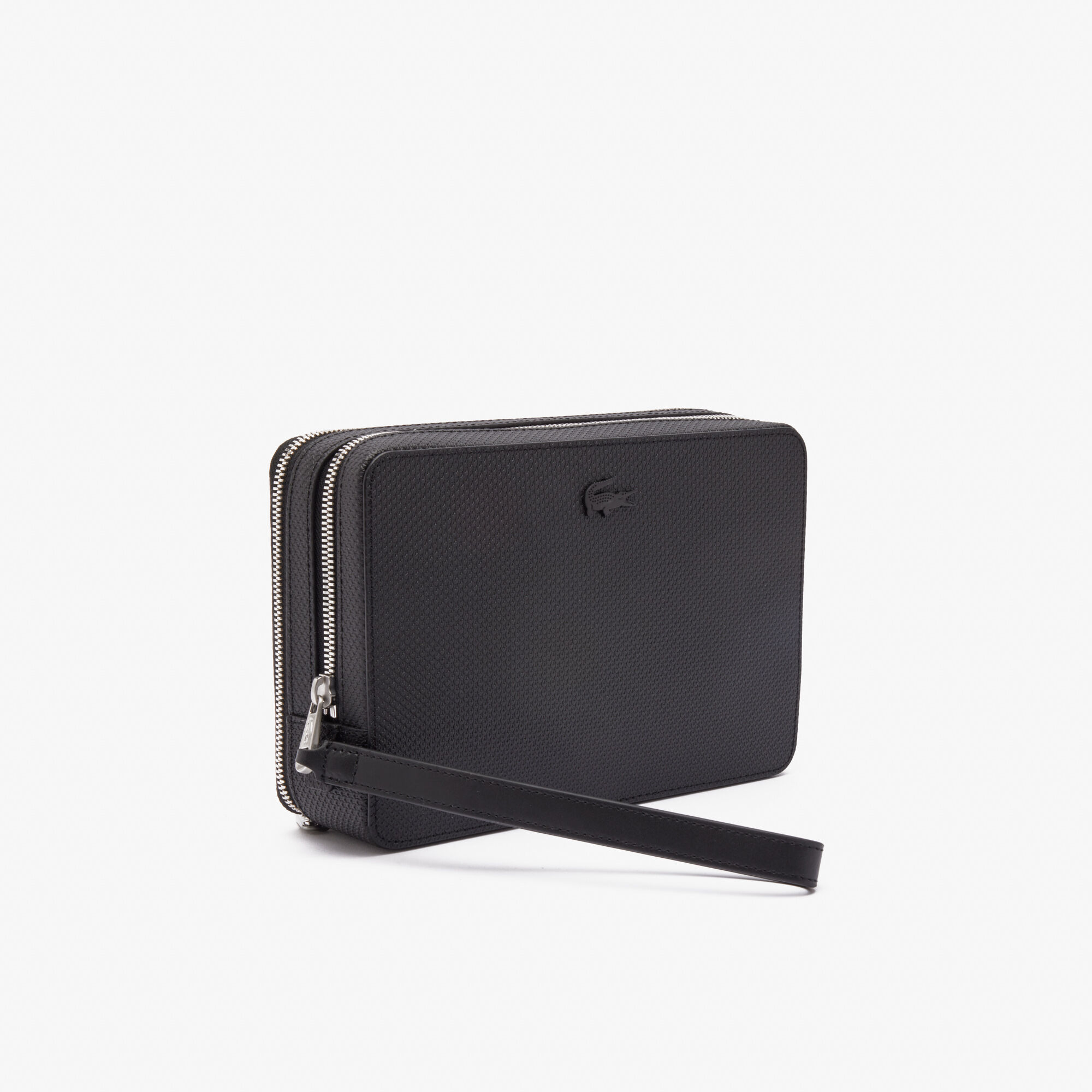 Men's Chantaco Piqué Leather Zip Pouch Men's Chantaco Piqué Leather Zip Pouch
