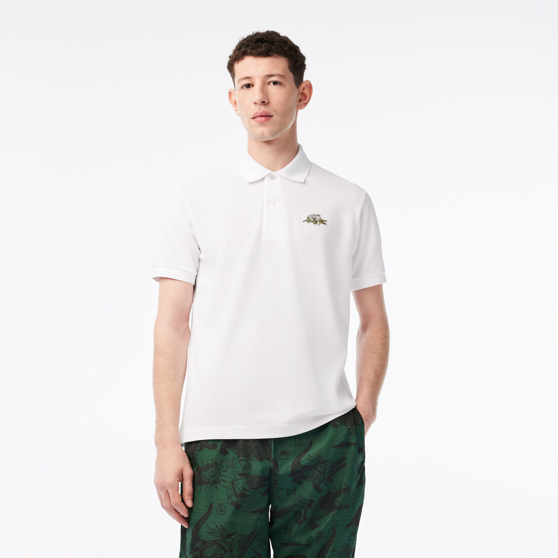 Men&rsquo;s Lacoste x Netflix Organic Cotton Polo Shirt
