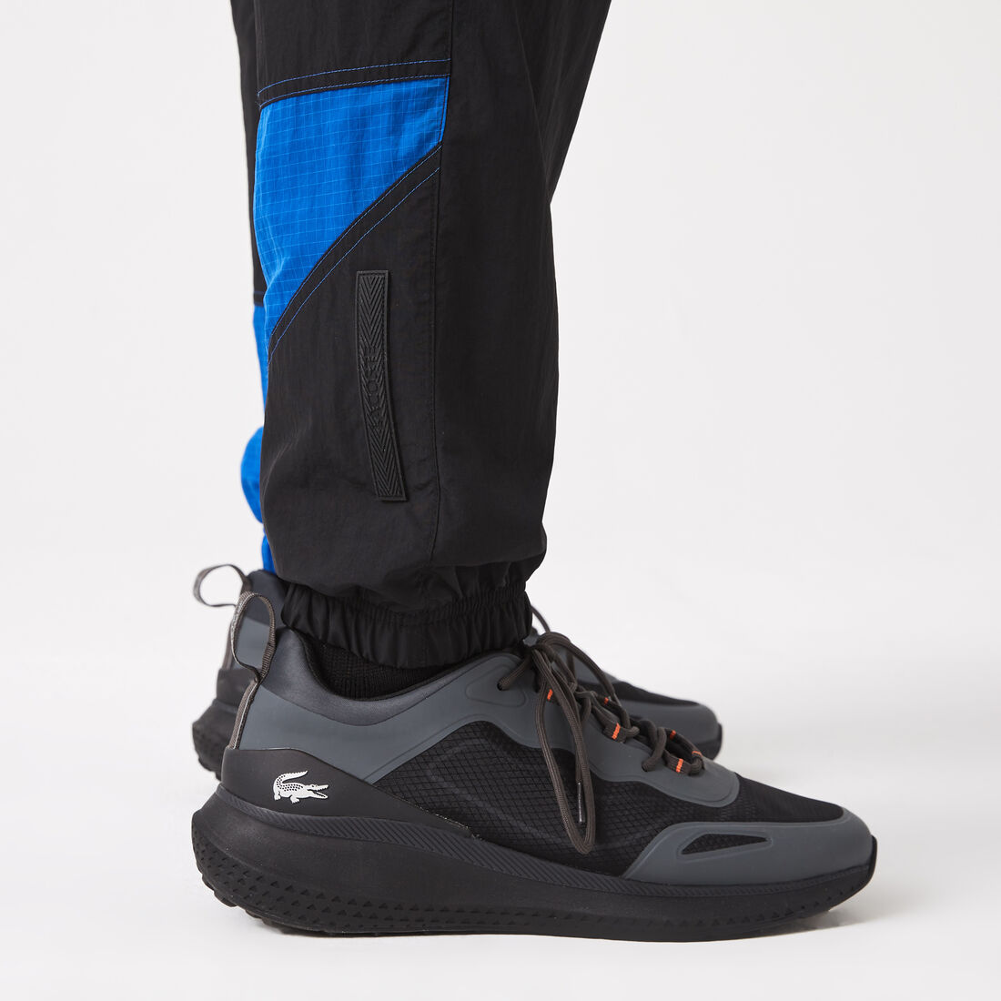 Men's Lacoste Patchwork Water-Repellent Trackpants Men's Lacoste Patchwork Water-Repellent Trackpants