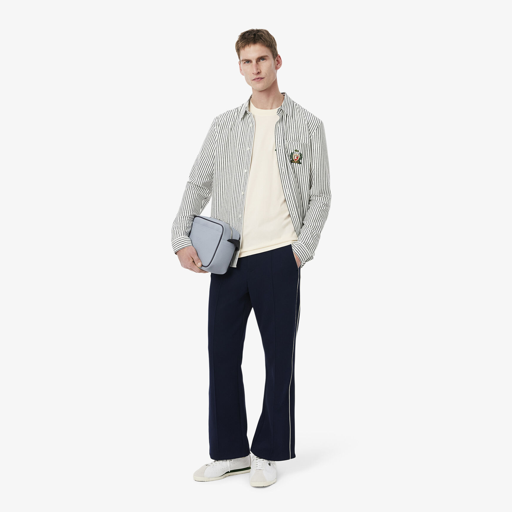 French Made Embroidered Badge T-shirt